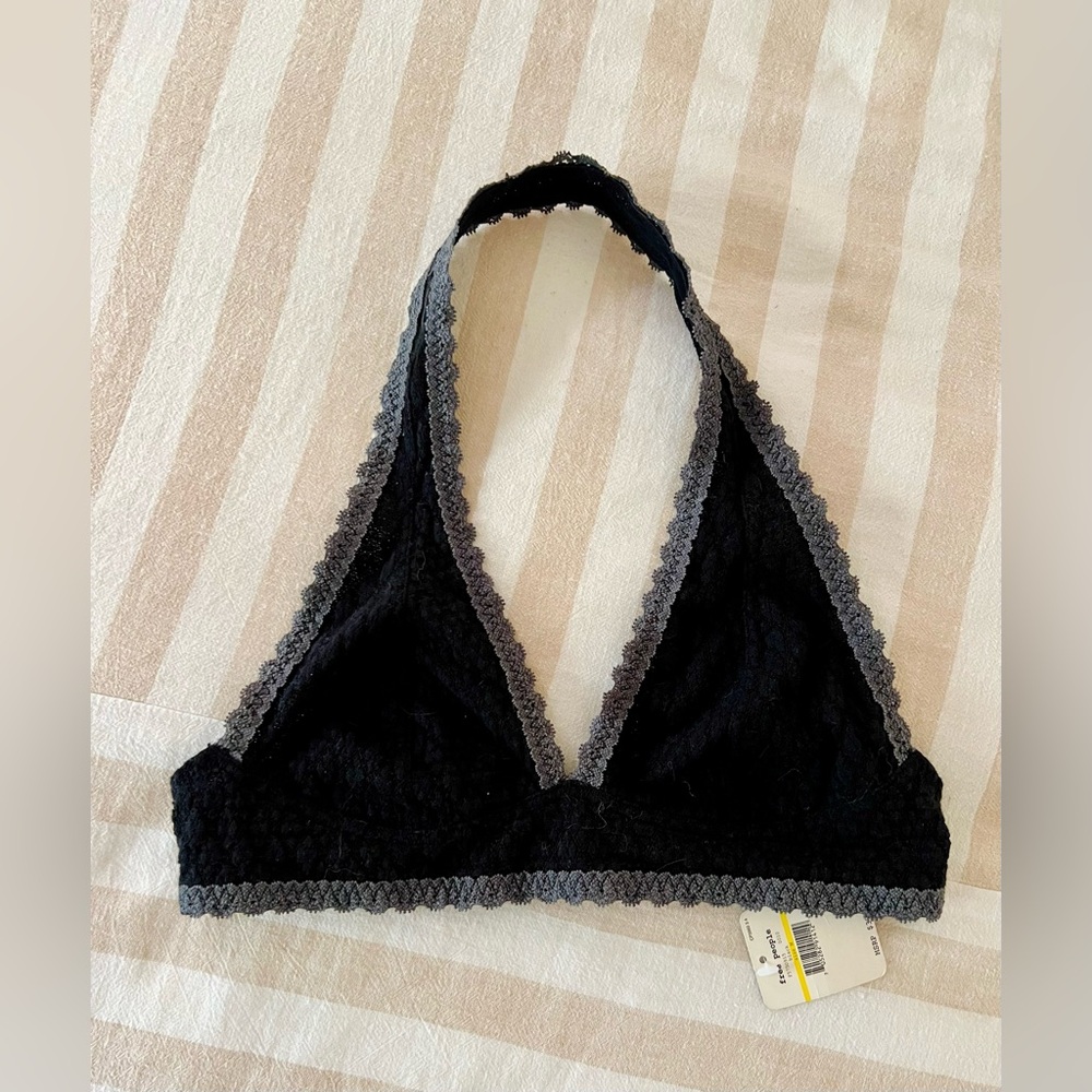 Free People lace halter bralette